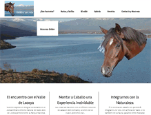 Tablet Screenshot of caballosdelvalle.es